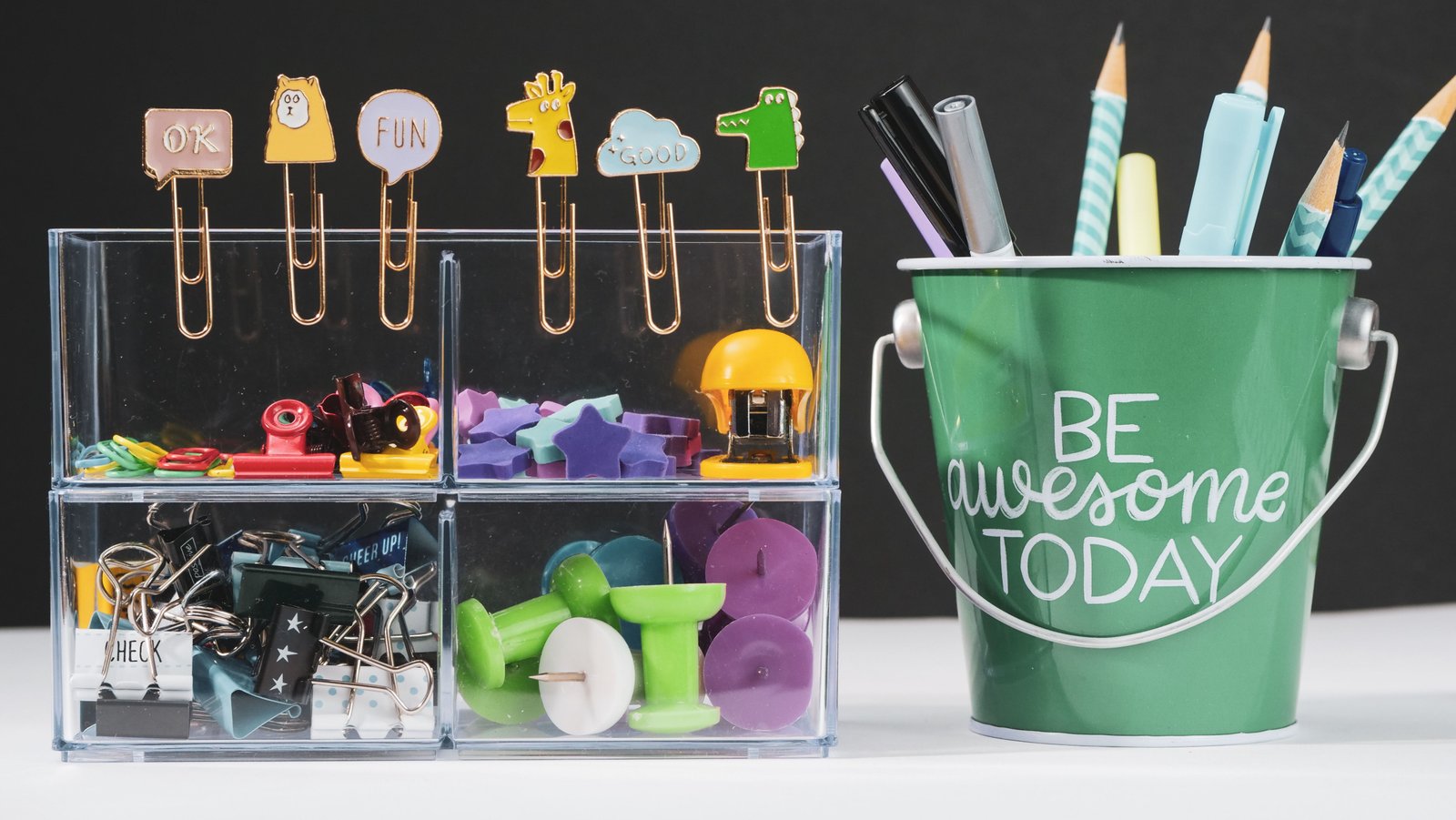 Paperly desk organizers and tidy workspace accessories