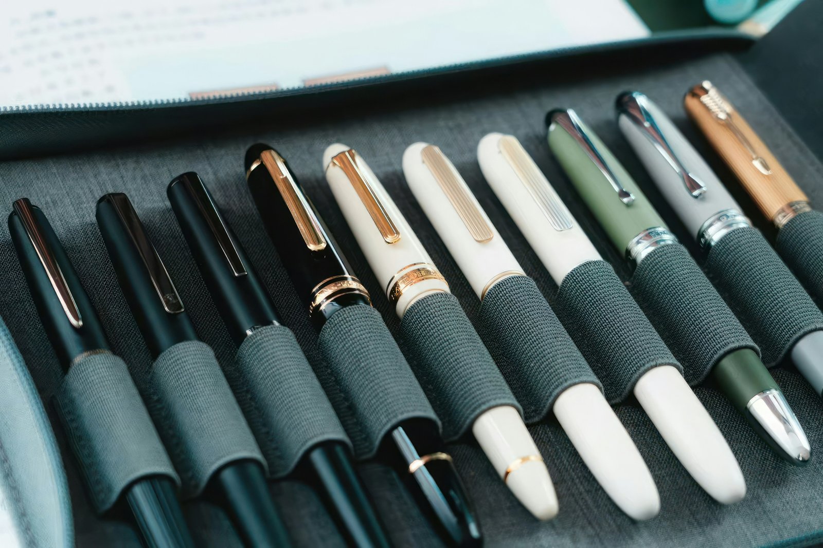Pens and writing stationery