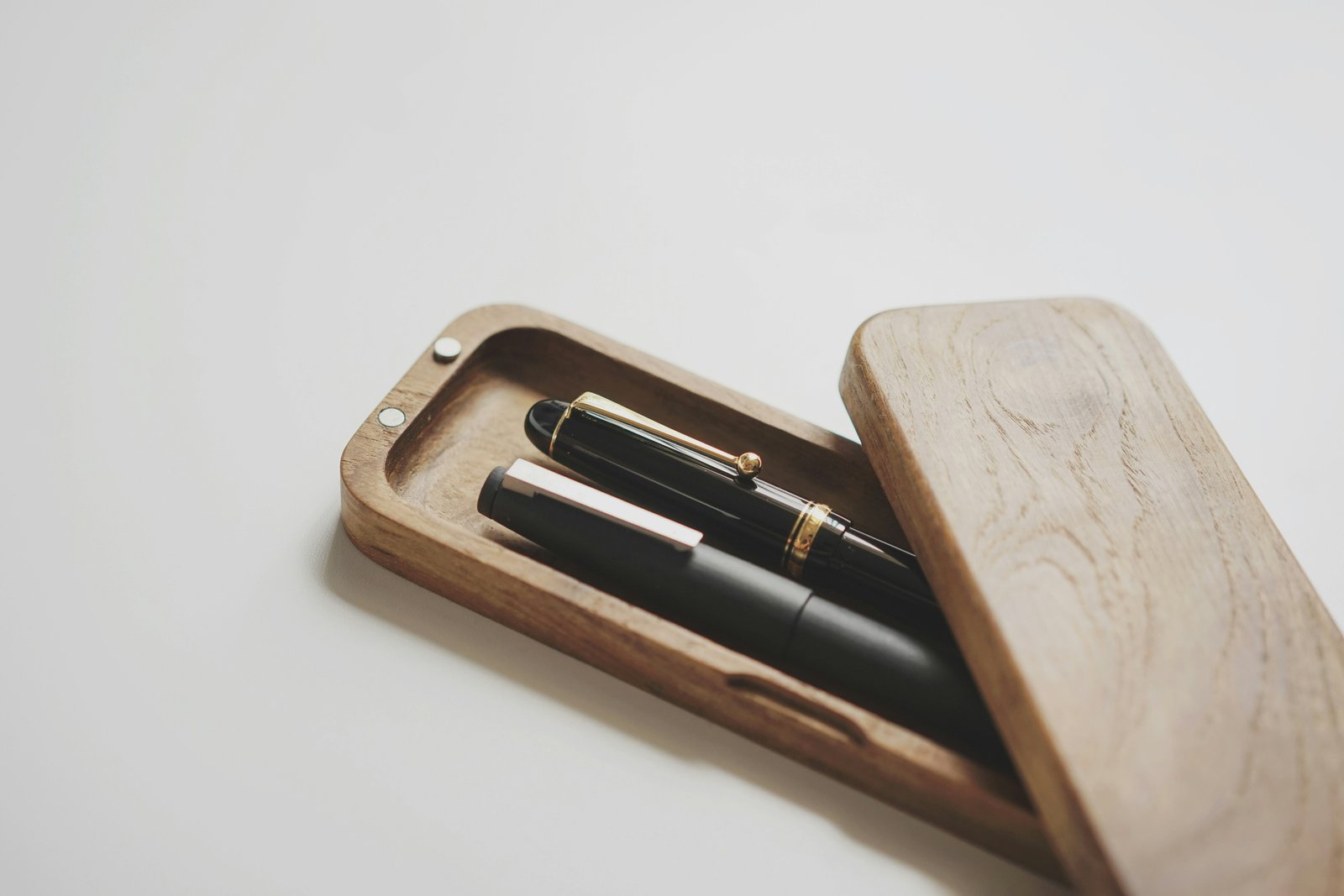Wooden Pen Box